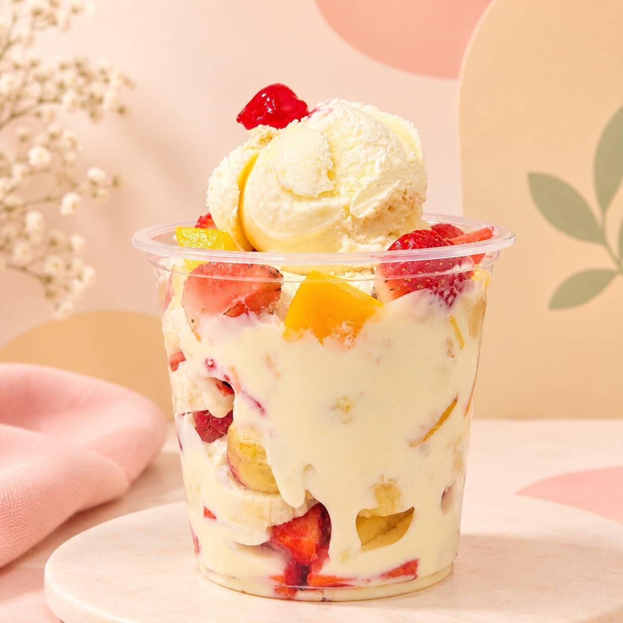 Ensalada de frutas grande