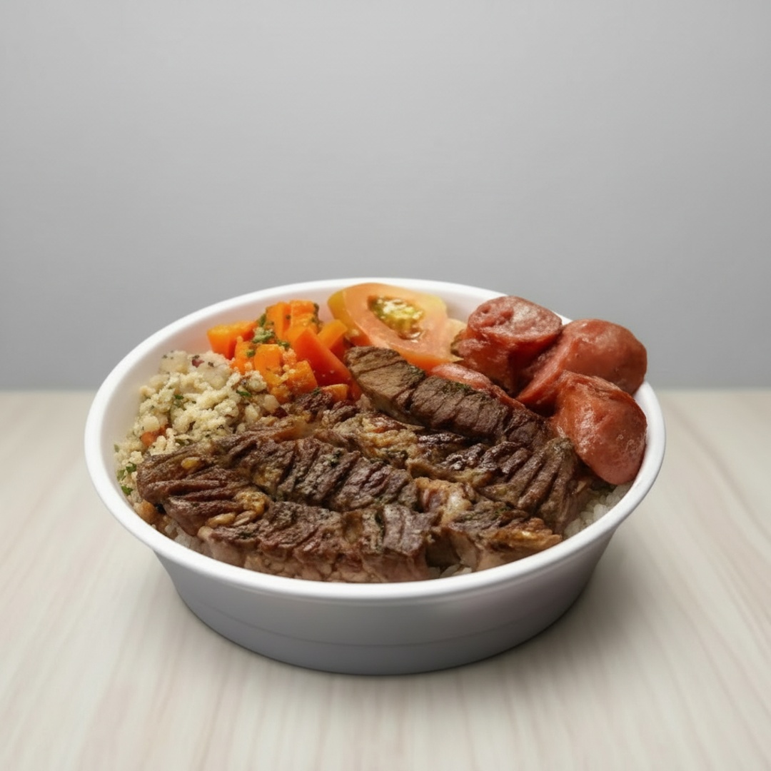 ARROZ FEIJAO COMUM OU TROPEIRO FRITAS E COUVEOBS