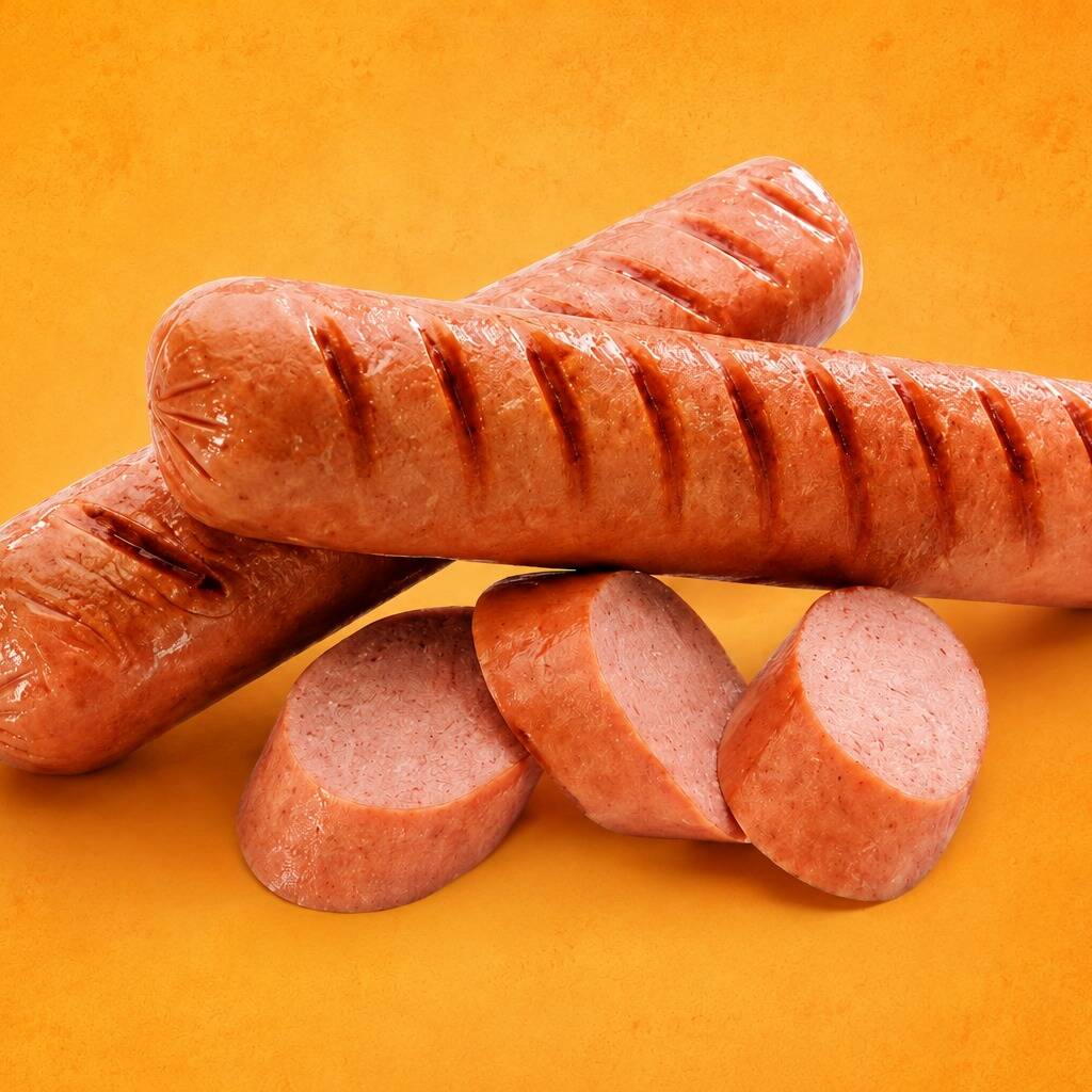 Escolha entre linguiça calabresa Goshen ou Salsicha Goshen
