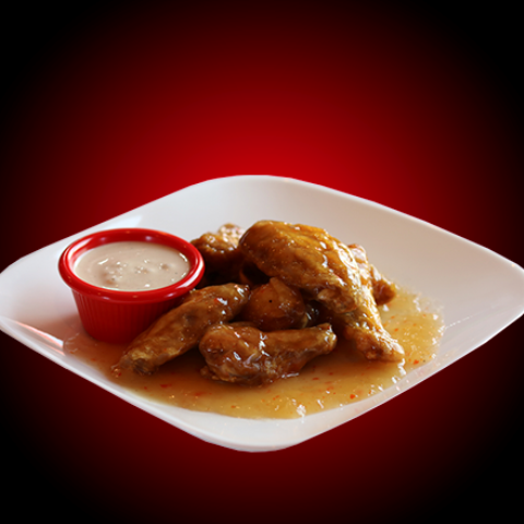 17 Alitas Mango Habanero + Refresco de 600ml