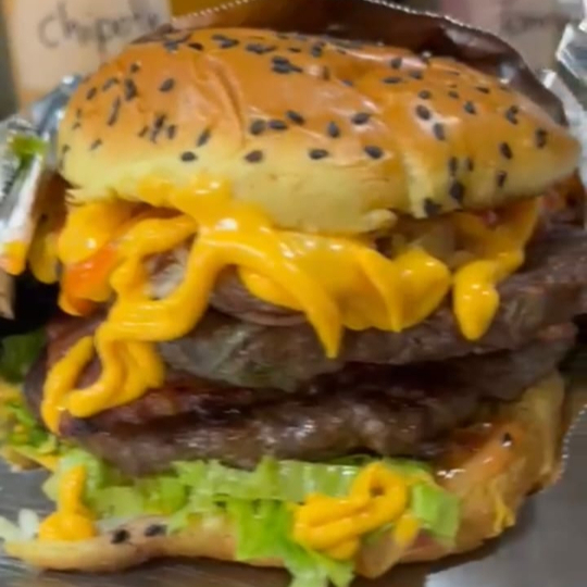 Hamburguesa Doble 1/4 lb