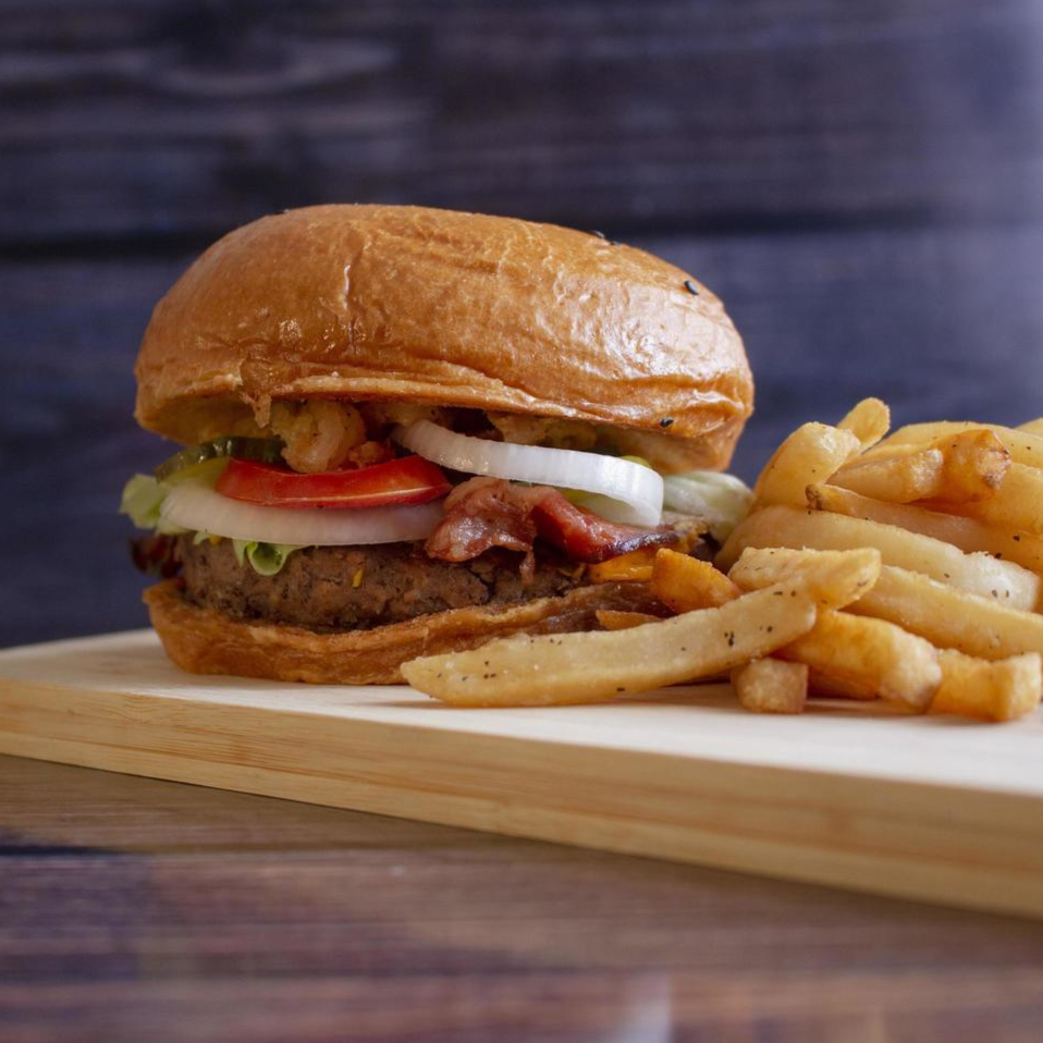 Hamburguesa con Tocino