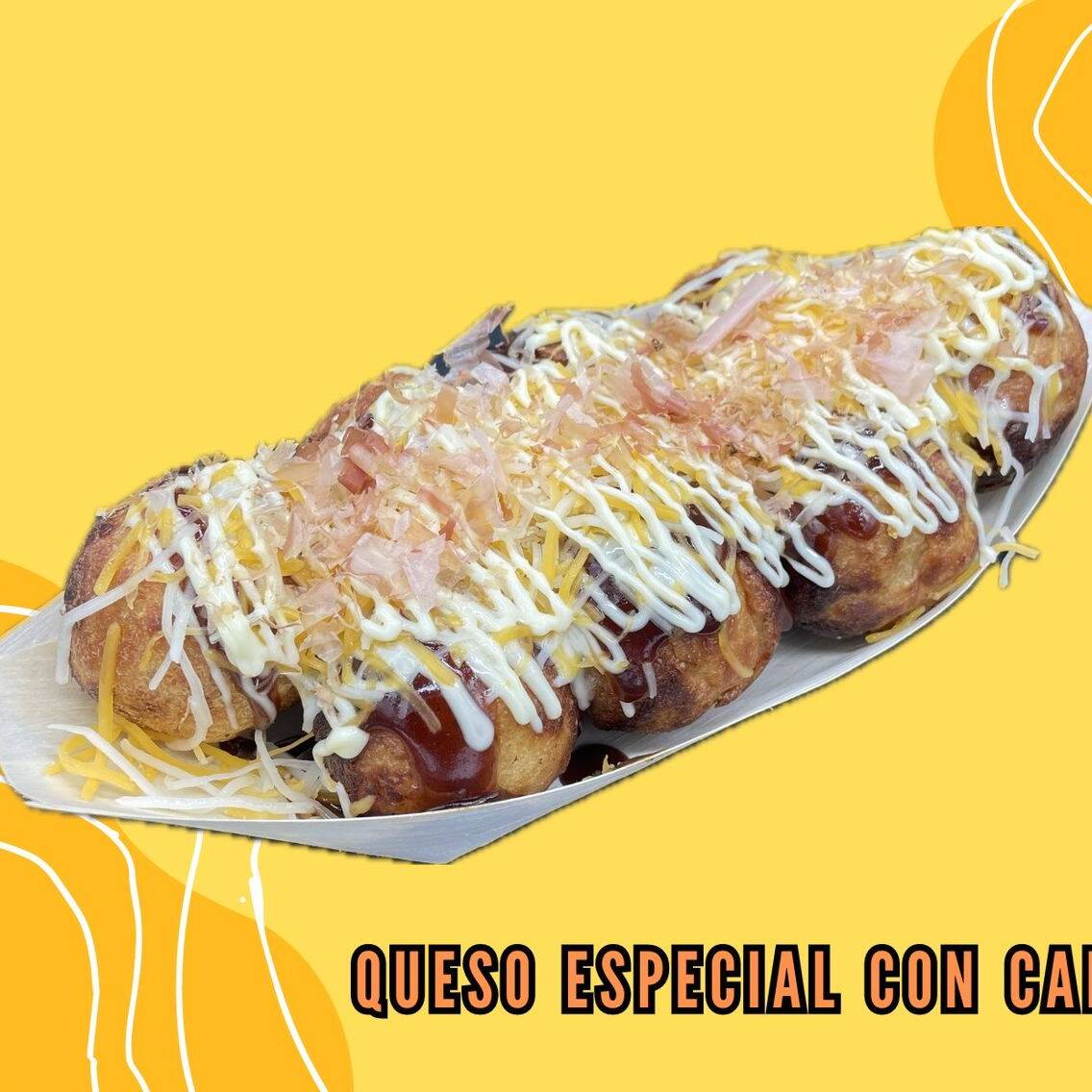 TAKOYAKI QUESO ESPECIAL CAMARON CHICO(6PZ)