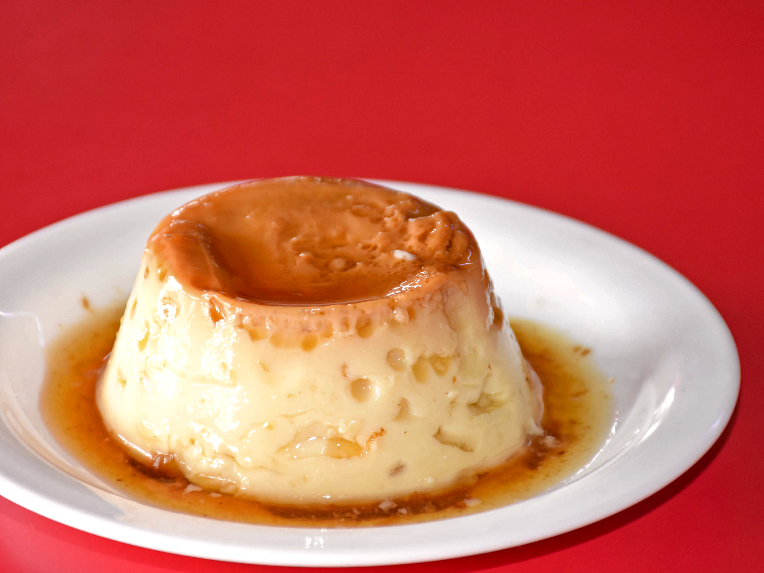 Flan Napolitano.
