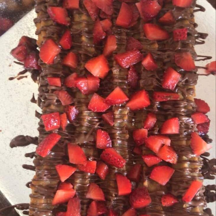 5 Churros Especiales + Topping de Fresa