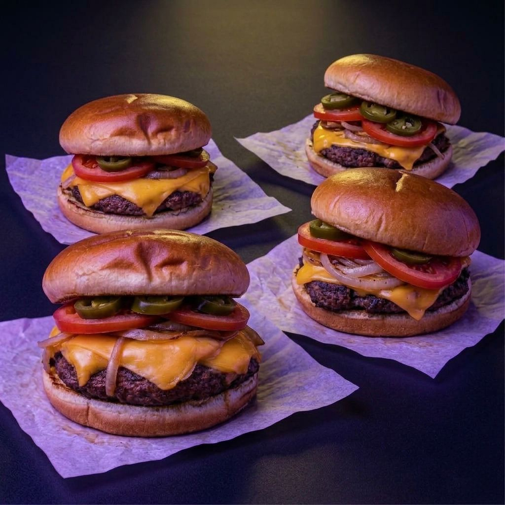 Combo Cuates Familiar 4 Hamburguesas