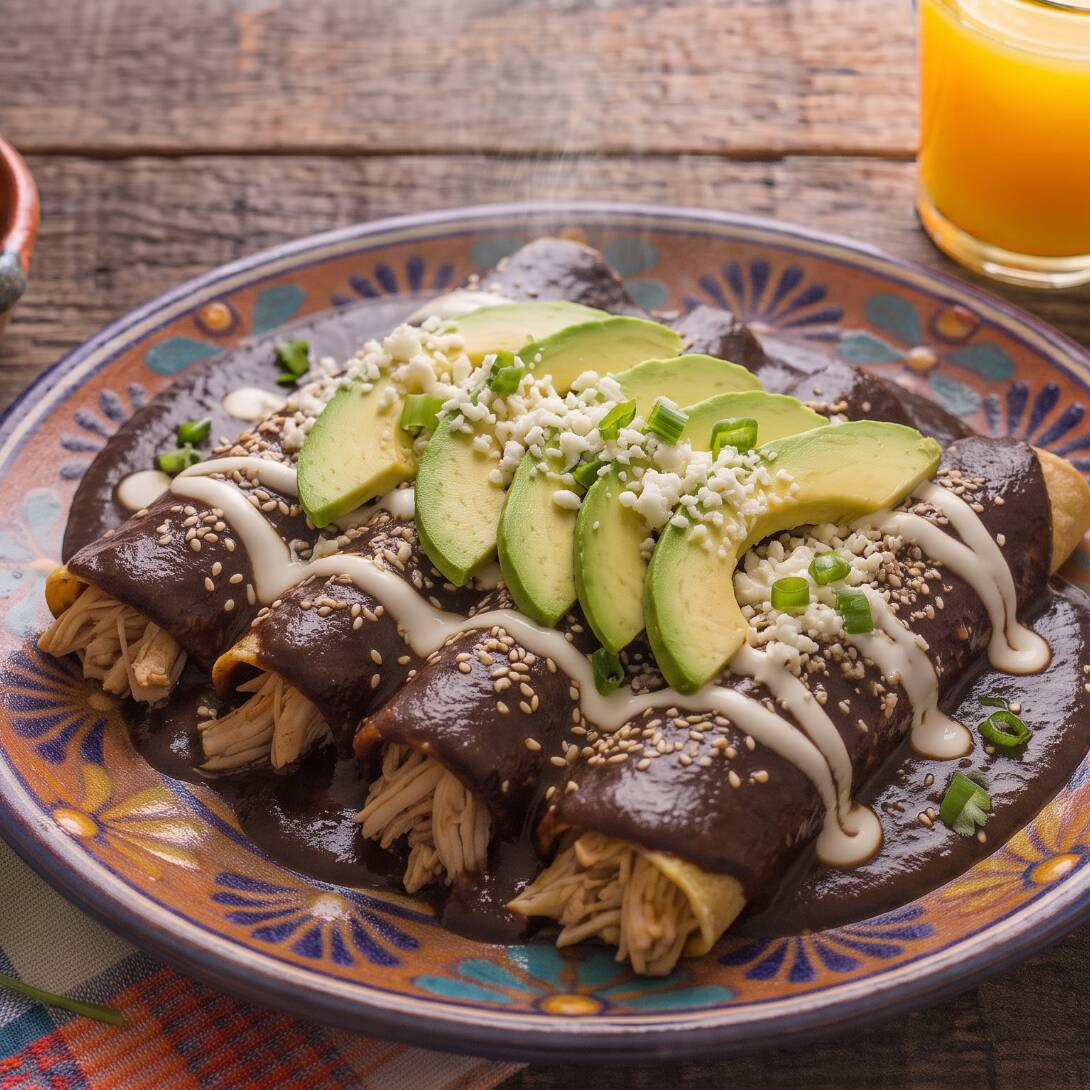 Enfrijoladas Rellenas 4 Piezas