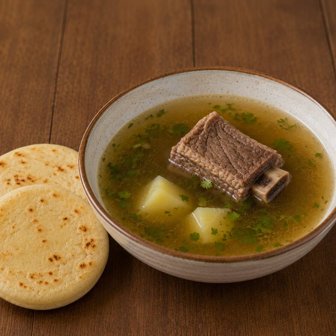 Caldo de Costilla costilla res