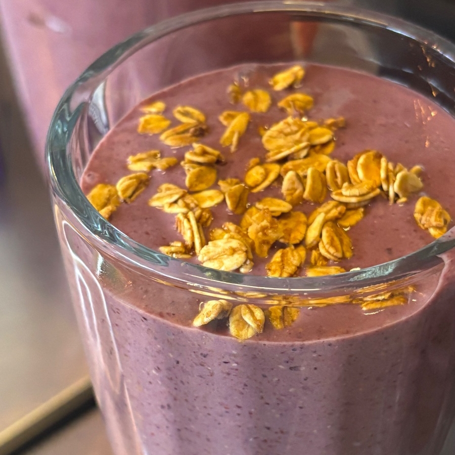 Batido de frutos rojos