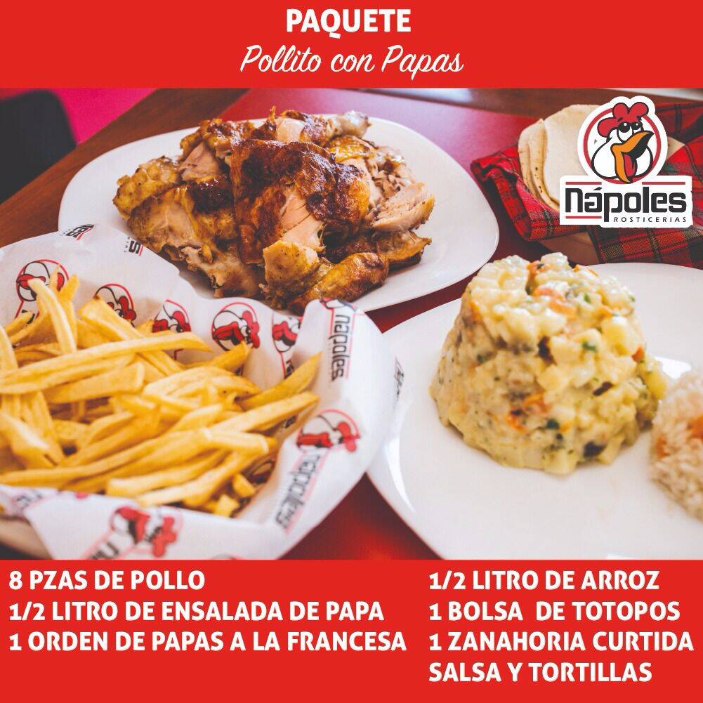Pollito con Papas