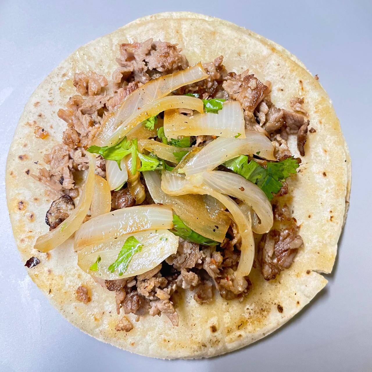 Taco de Bistec Picado de Res