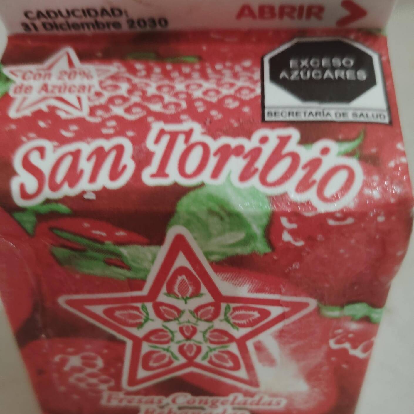 Fresas con Crema Congelada