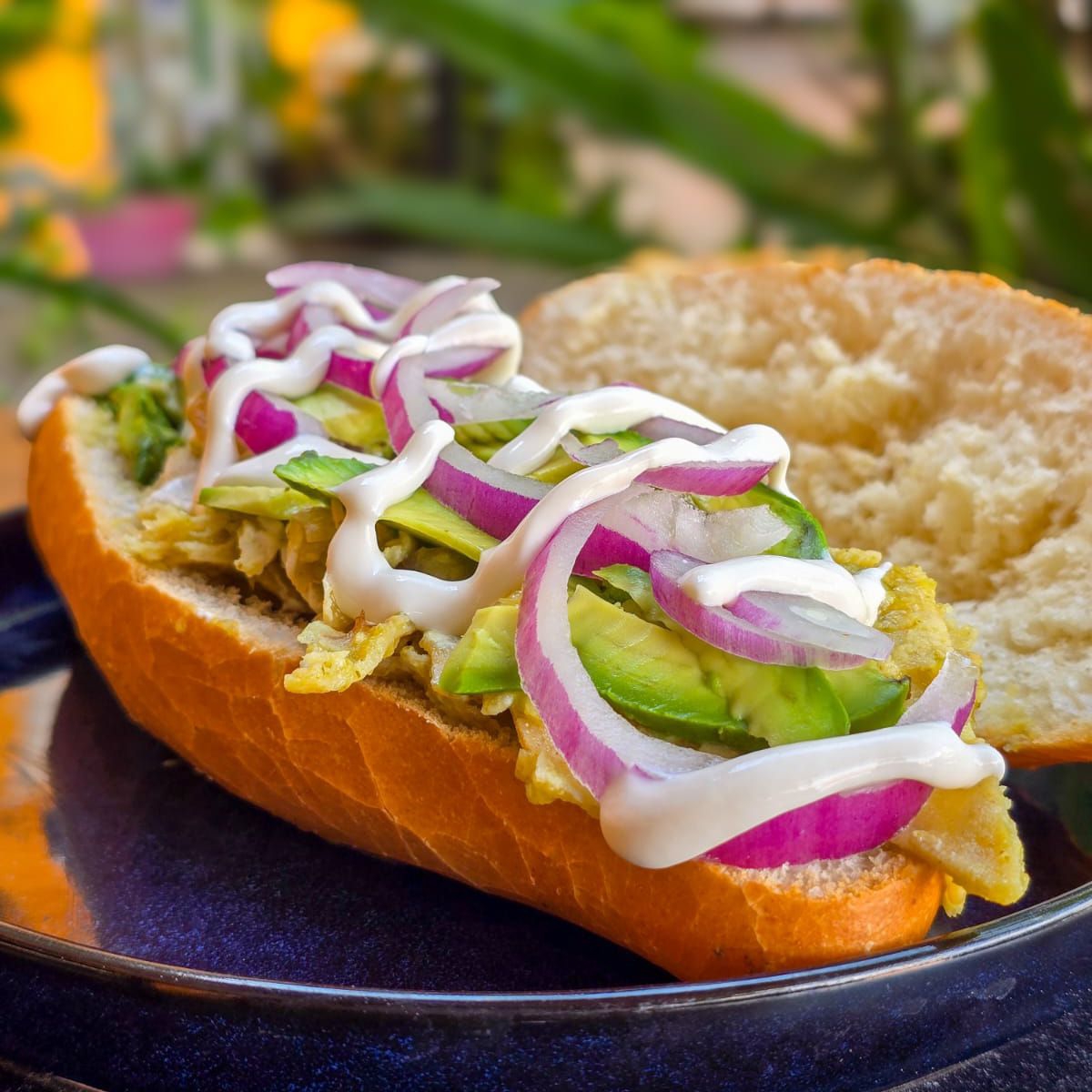 Torta de chilaquiles