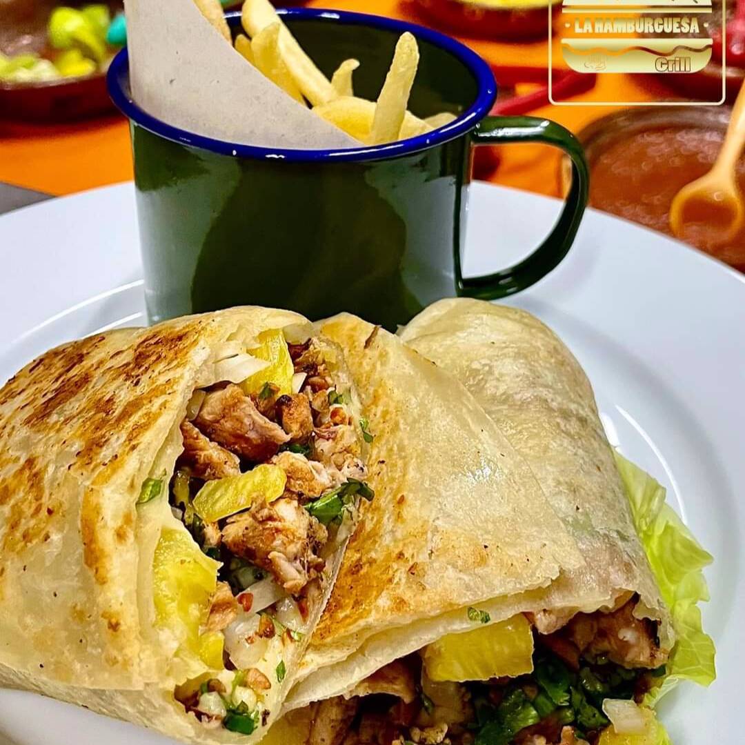Burrito de carne Adobada