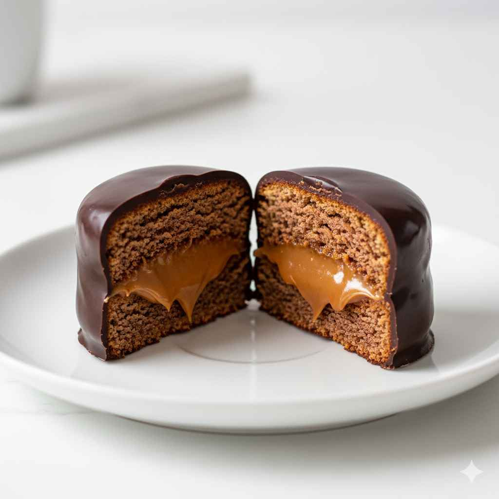 1 Pão de mel de doce de leite 50g para alegrar o seu Dia, peça já!