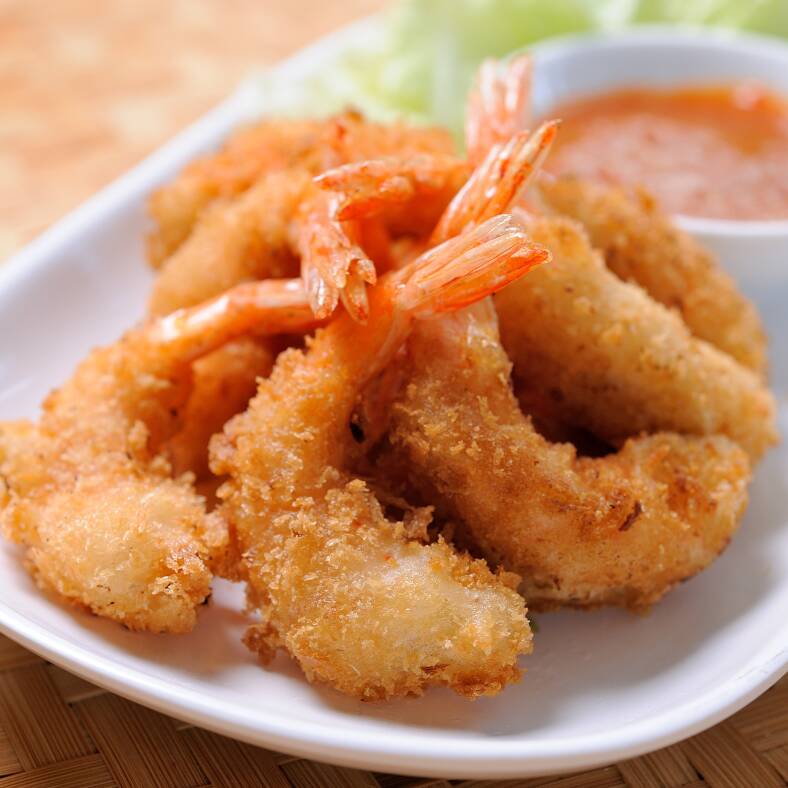 Ord. de Camarones Empanizados con Queso (6 Pzs.)