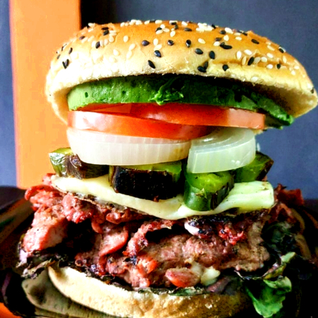 Hamburguesa Arrachera