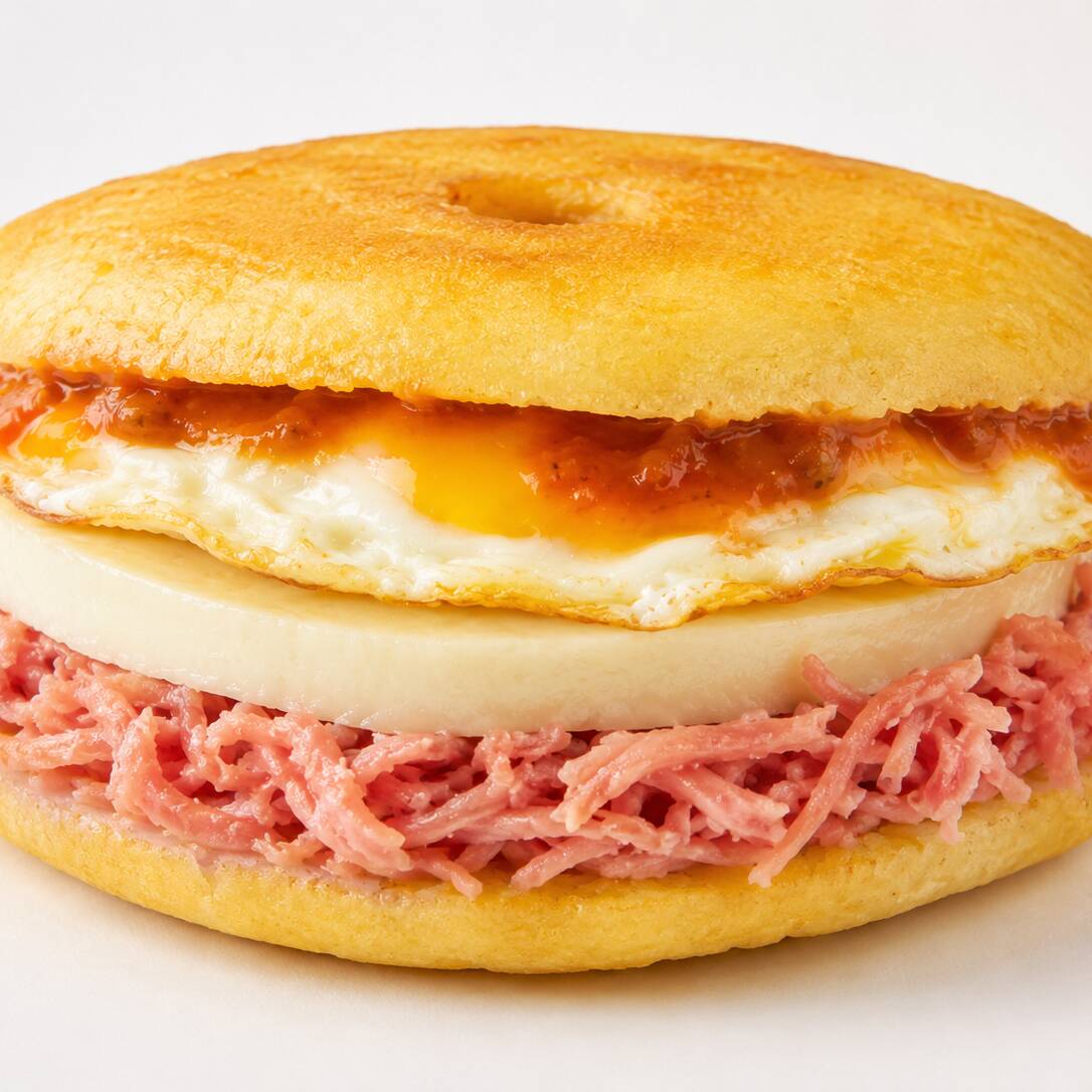Arepa de Jamón y Queso