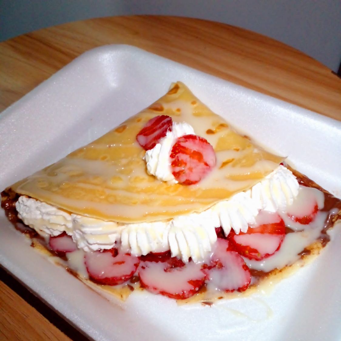 Crepa Fresas con crema