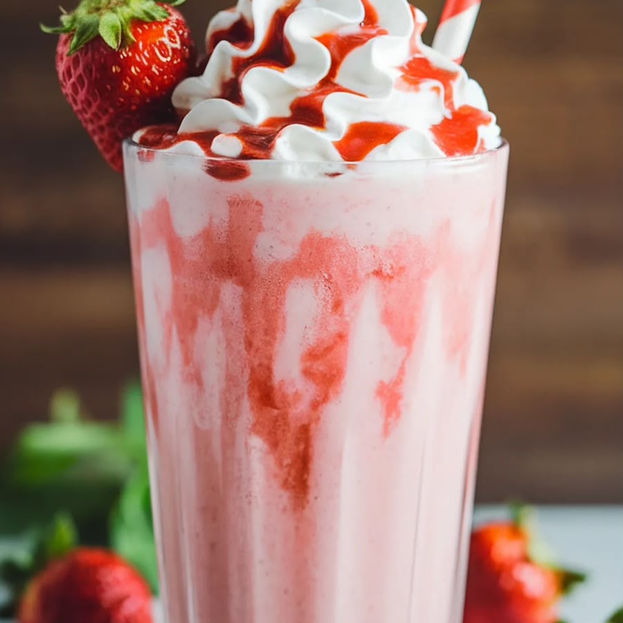 Milkshake de Fresa 16 oz