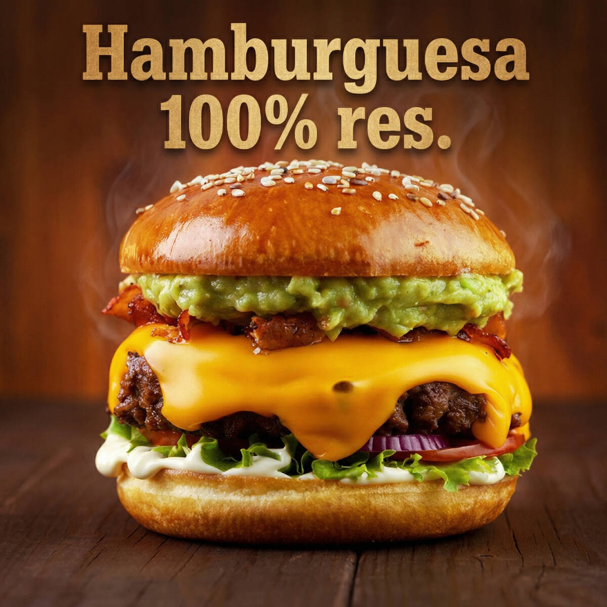 Hamburguesa Sencilla.