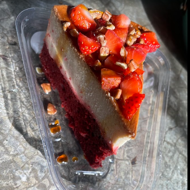 Red Velvet Flan