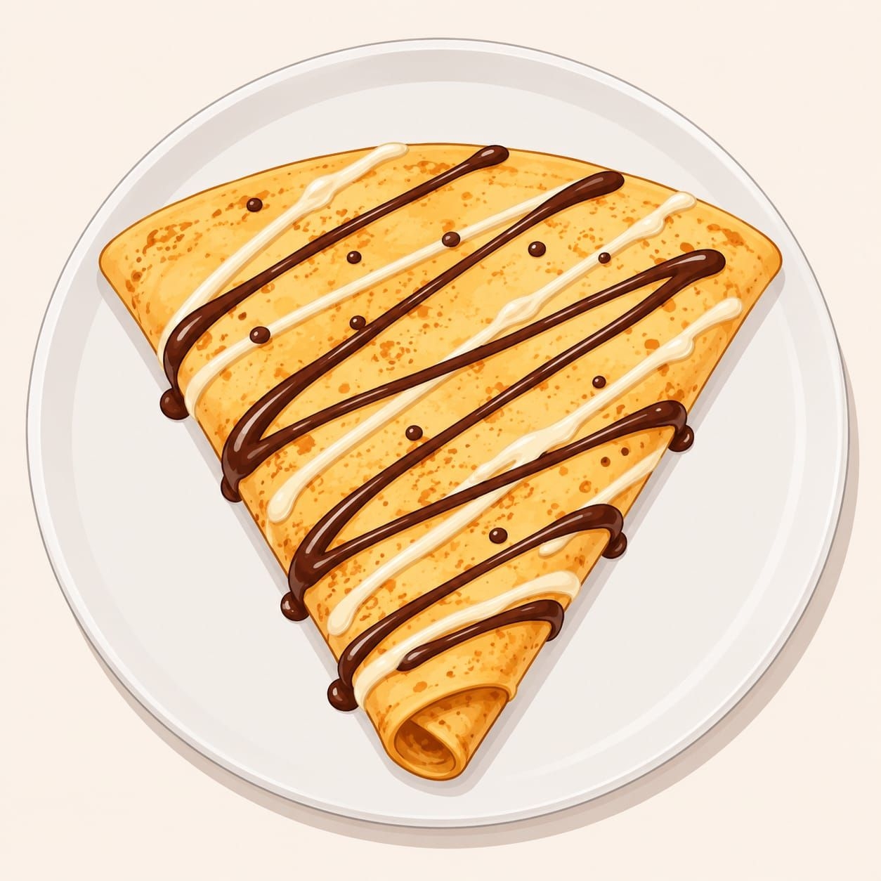 Crepa Mermelada de Fresa con Queso Philadelfia