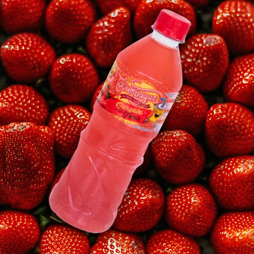 Agua de Guayaba con Fresa 600 ml