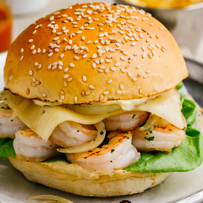 Hamburguesa de Camaron