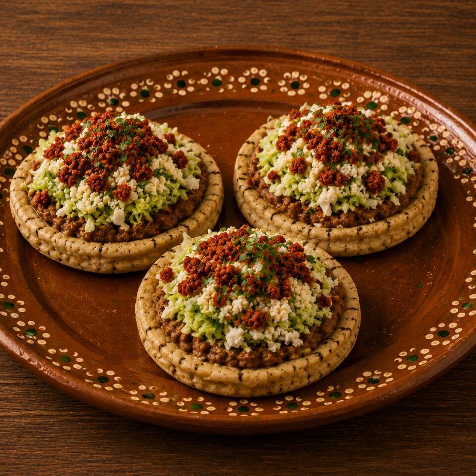 Sopes con Guisado