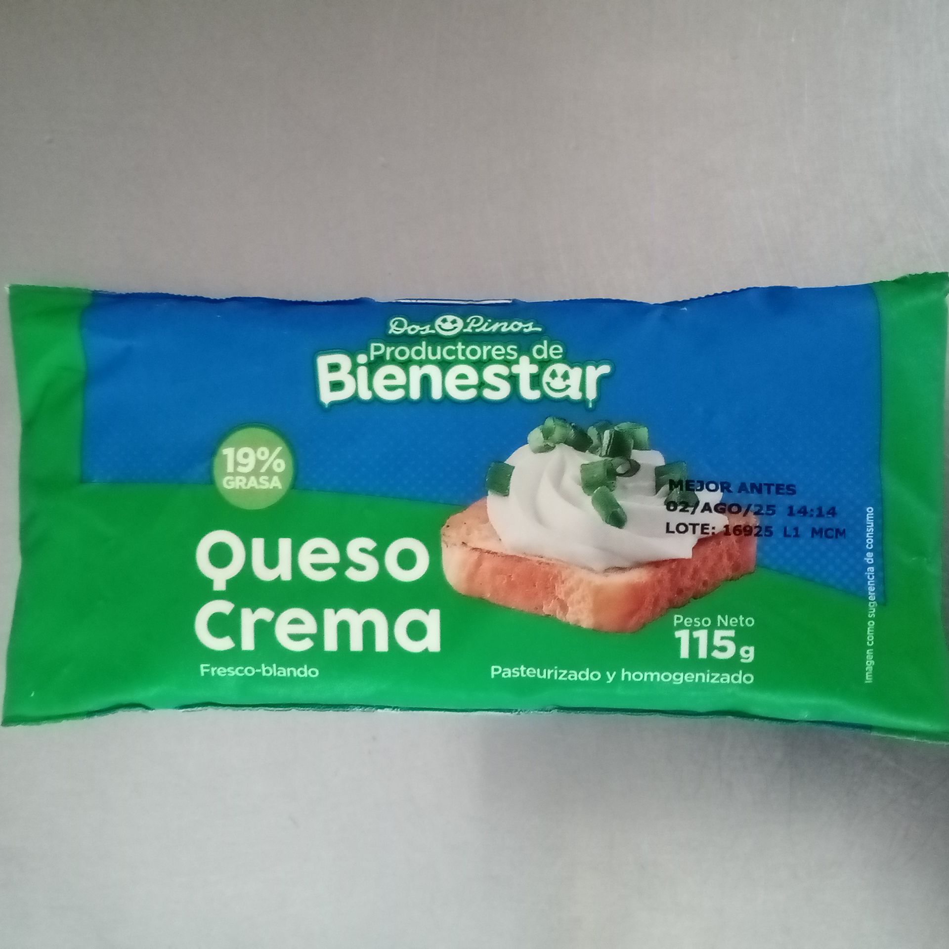 Queso Crema de Bolcita de la 2 Pinos