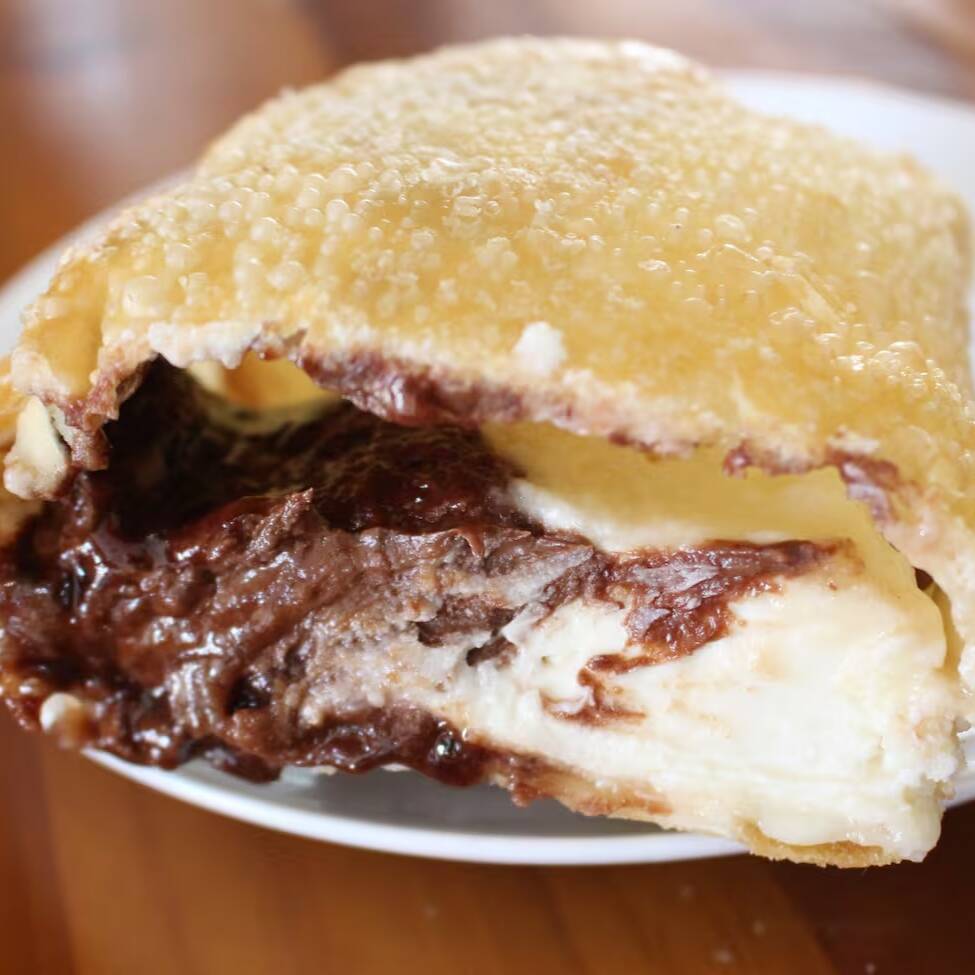 Chocolate branco e preto
