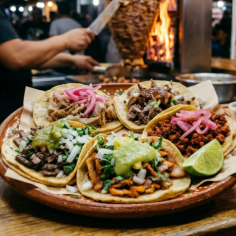 Órdenes de Tacos Combinado 5 Tacos