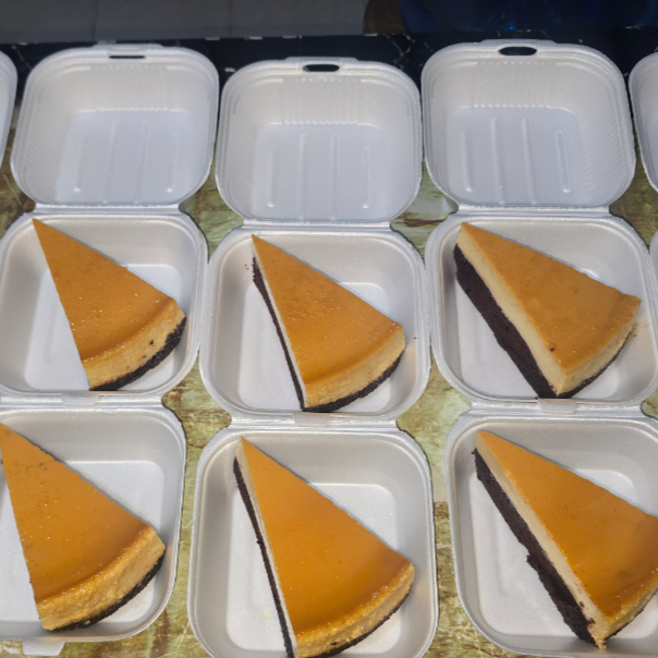 Rebanada de Chocoflan