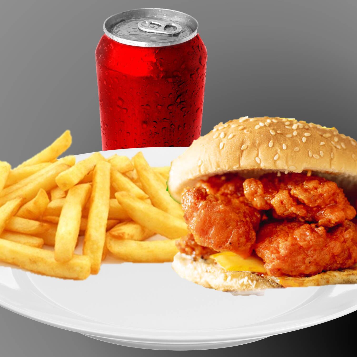 COMBO INDIVIDUAL HAMBURGUESA PAPAS Y BEBIDA🥇