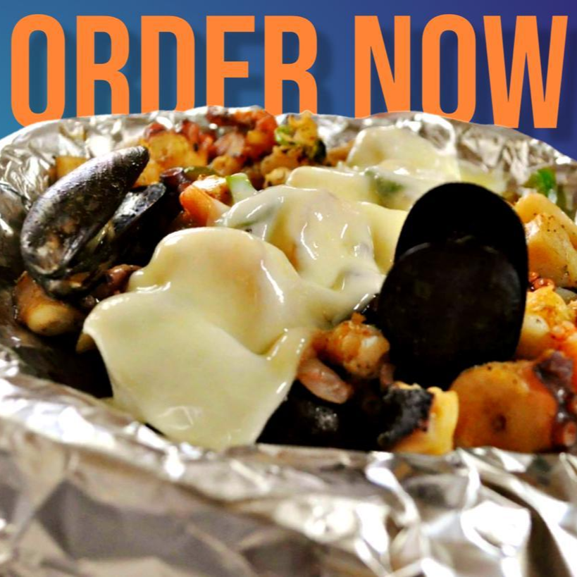 Molcajete de Mariscos Gratinado