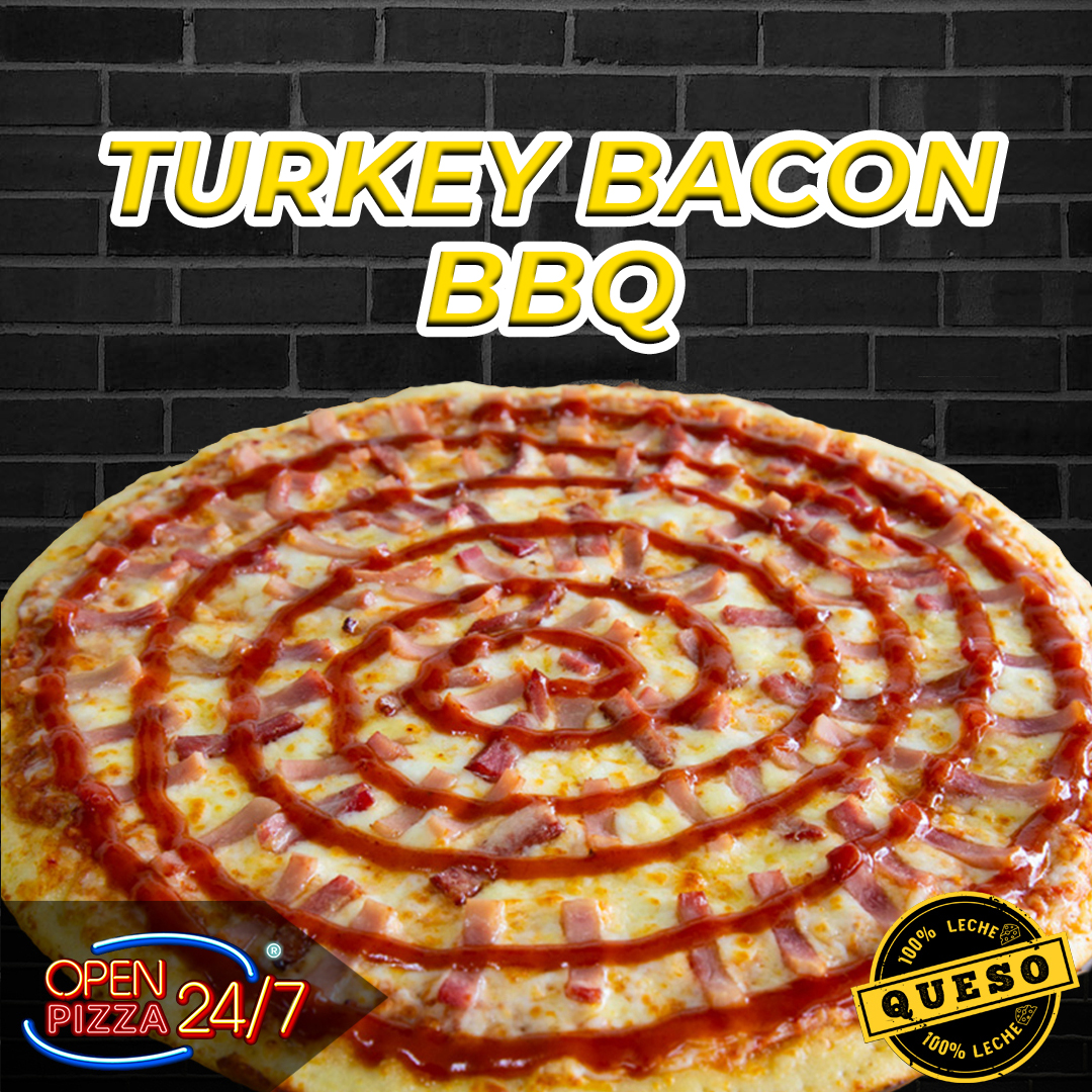 Pizza Turkey Bacon BBQ