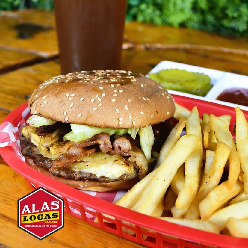 Hamburguesa Hawaiana & BBQ