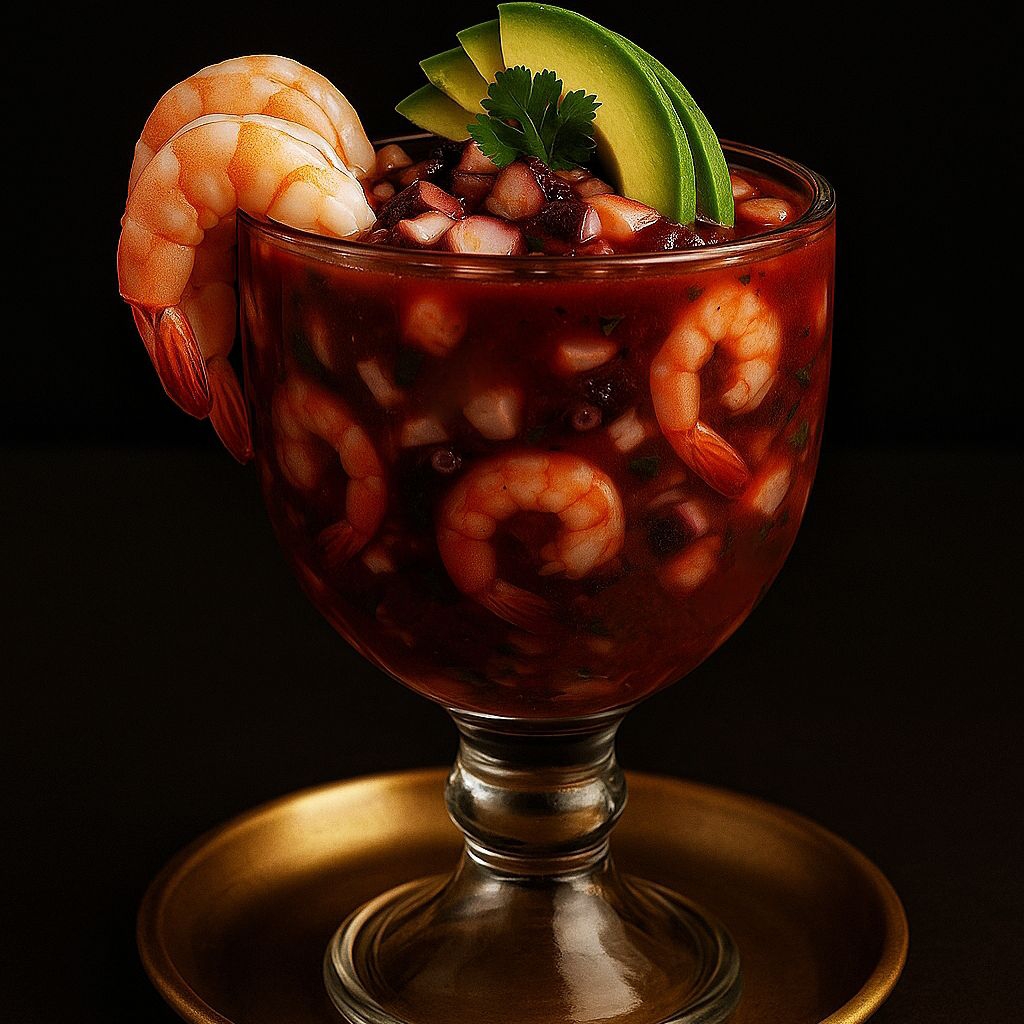 Coctel Combinado de Camaron con Pulpo Grande