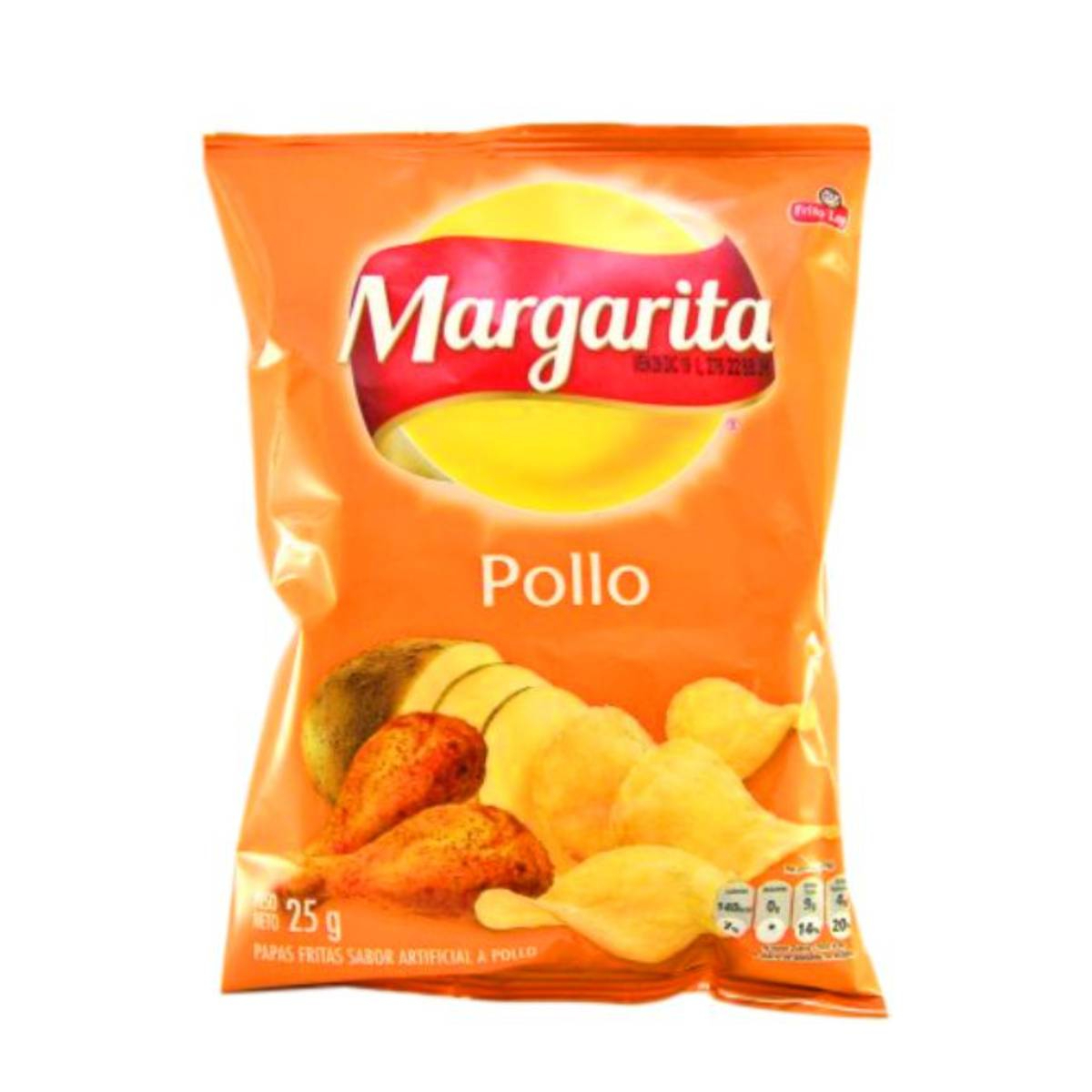 papas de pollo margarita 25 gr