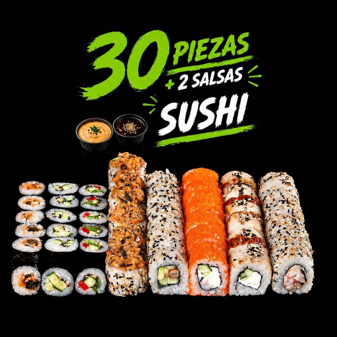 30 Piezas + 2 Salsas Dulces / Elige Tus Piezas