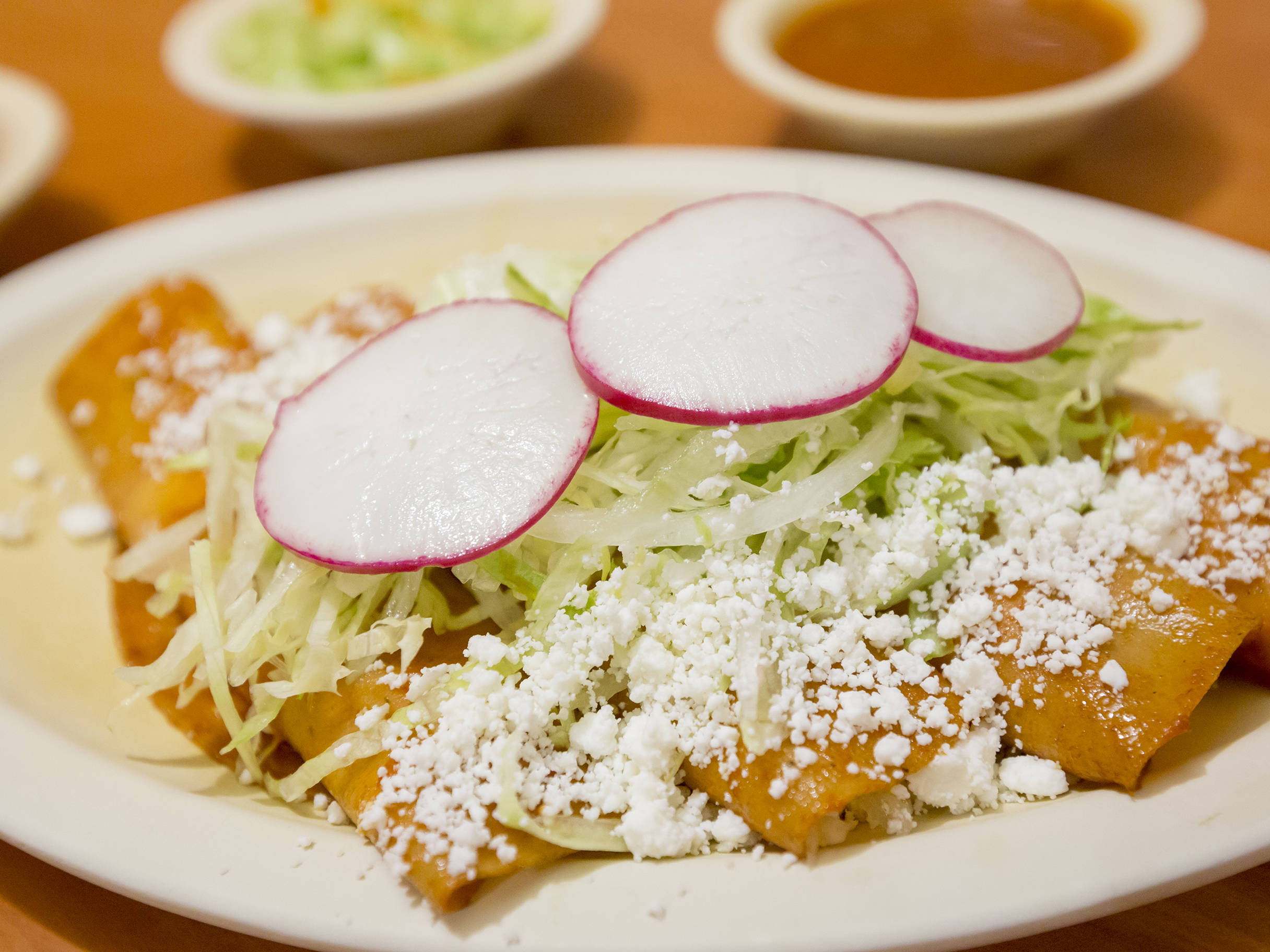Enchilada de carne.