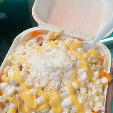 Chettos flaming con elote