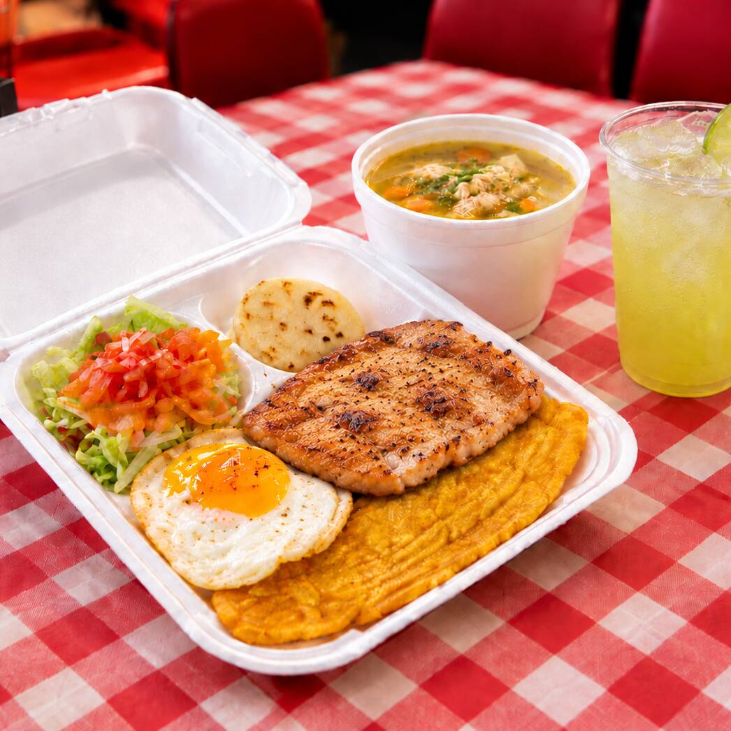 Almuerzo con Pechuga