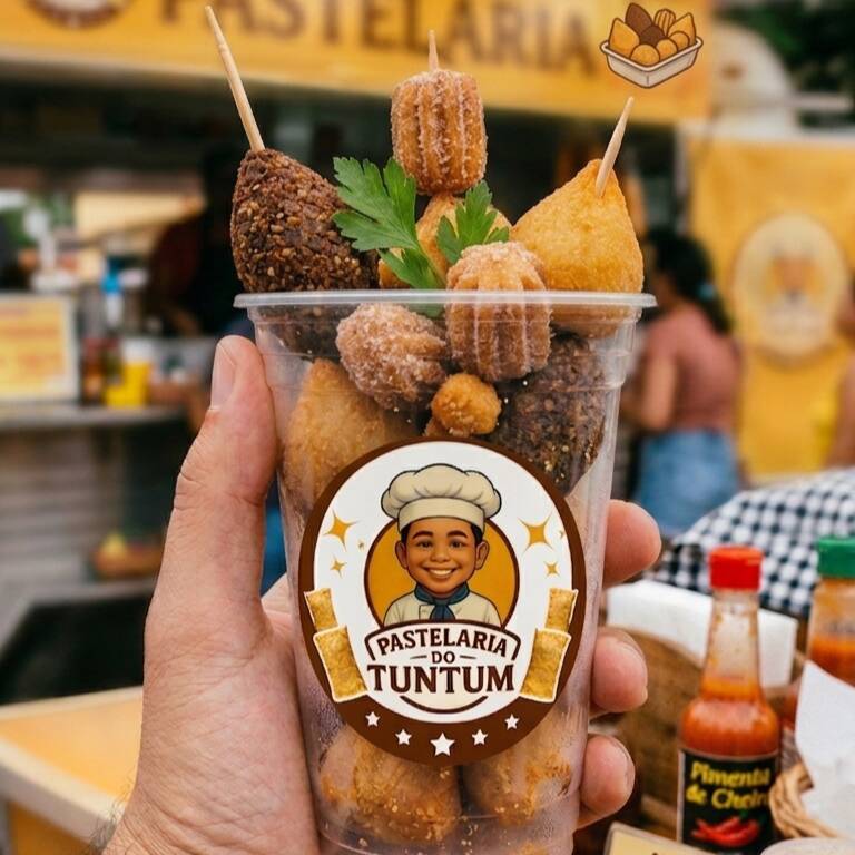 20 und de salgadinhos variados Fritos na hora.