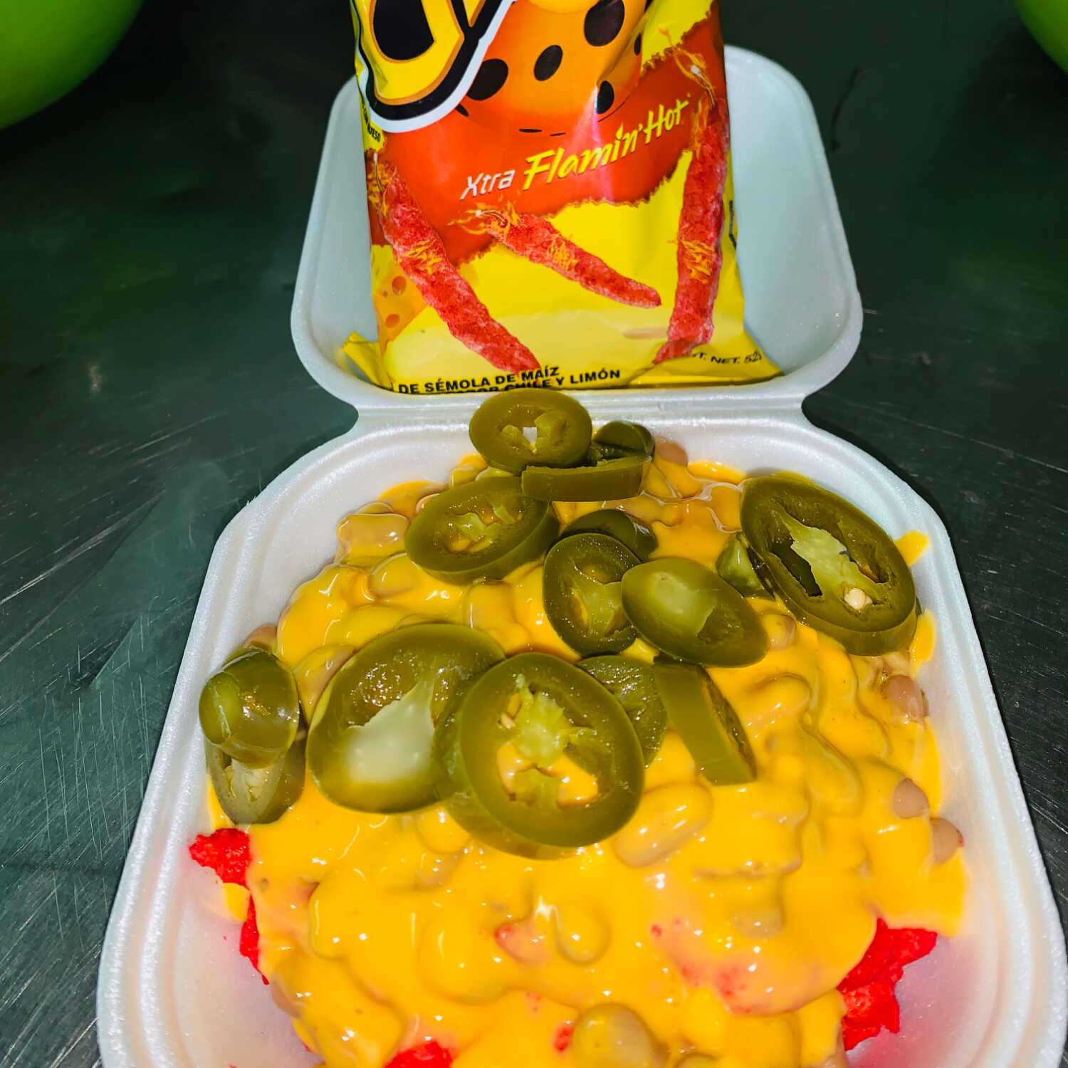 Cheetos con Frijoles