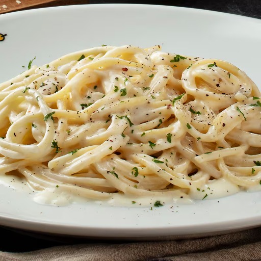 Receita clássica italiana com molho super cremoso à base de creme de leite fresco e queijo parmesão para dar o toque especial. Escolha entre fettuccine, spaghetti (espaguete), farfalle (gravatinha), penne ou penne integrale.