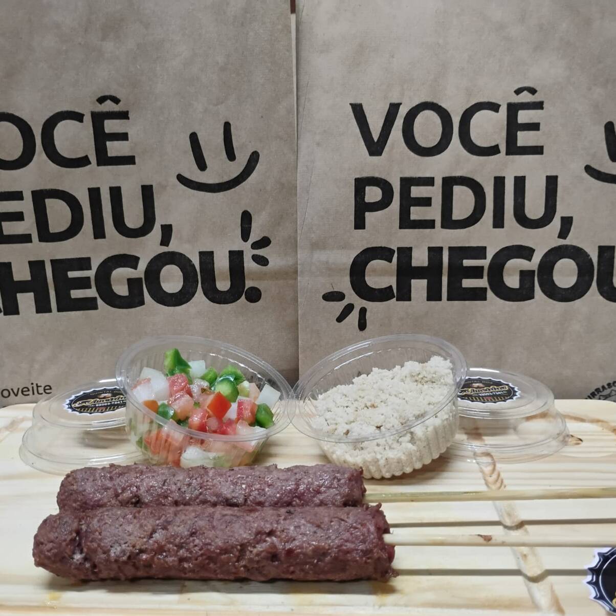 O melhor espeto da região! Kafta de qualidade e no ponto perfeito!