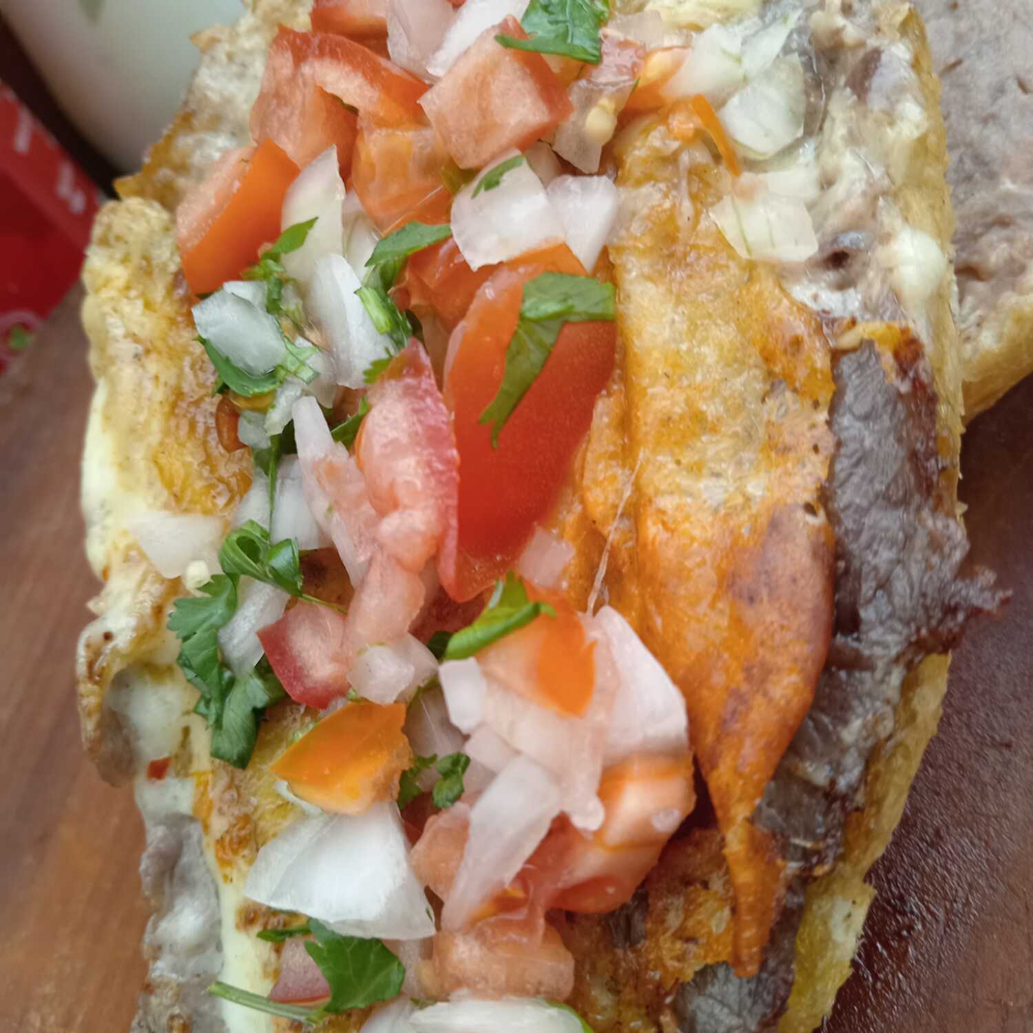 Molletes con Cecina 4 pzas