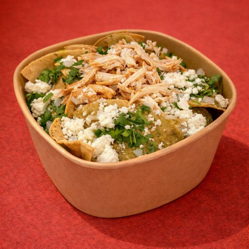 Chilaquiles con Pollo